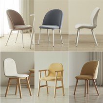 라움 패브릭 원목 식탁의자 카페체어 모음, 03.튤립패브릭체어(핑크)