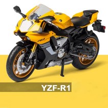 새로운1/12 합금 야마하 YZF-R1 다이 캐스팅 오토바이 모델 장난감 차량 컬렉션 Autobike Shork 흡수 오프, [01] Yellow no box
