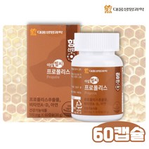 대웅생명과학 플라보노이드 프로폴리스 500mg x 60캡슐