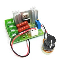 전압조절기AC 220V 2000W 디밍 조광기 모터 속도 컨트롤러 전자 전압 조정기 모듈, 한개옵션0