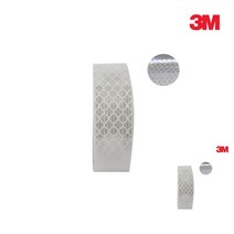 3M 초 고휘도 반사테이프 DG3 4090 백색 20mm x 2.5M 7WA0AEAC, 1개