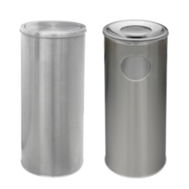 [안전몰] WS/ 스텐 뱅뱅이 휴지통 야외 외부 다용도쓰레기통 스윙 공원 호텔식 관공서 재털이, H3-1[49리터-300xH700]