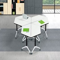 DIPYLON 포밍테이블 모둠책상 다각형 바퀴 접이식