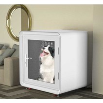 강아지방음부스 케이지 반려동물 강아지집 펫하우스, 화이트 100x100x100