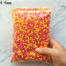 15g 4-6mm 여러 가지 빛깔의 폴리스티렌 스티로폼 폼 비즈 다채로운 미니 볼 필러 상자 병 공예 DIY 장식, 20 4-6mm Mix 15g_01 4-6mm