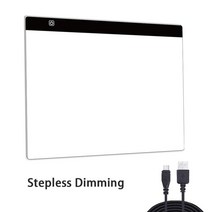 드로잉 아트박스 라이트박스 Elice A3 LED 라이트 패드 Artcraft 트레이싱 박스 복사 보드 디지털 타블렛 그림 그리기 스케치, Stepless Dimming