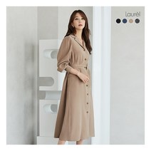 [라우렐] () 모달 블렌디드 셔링 셔츠원피스 1종