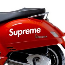 베스파 스티커 vsbs_63, 빨간색, 1개