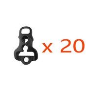 102030pcs 캠핑 텐트 천막 가이 라인 러너 가이 라인 스토퍼 코드 로프 텐셔너 조임 장치 배낭 장비 액세서리, 20개