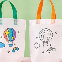 부직포 가방 만들기 10개세트 색칠 diy 공예 에코백 보조가방 미술 체험 학교수업
