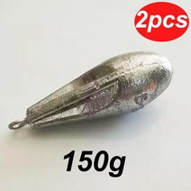 해루질 100g-700g 야외 바다 낚시 드롭 물 전환 채널 리드 싱커 반지 디자인 장비 액세서리, 03 150g-2pcs
