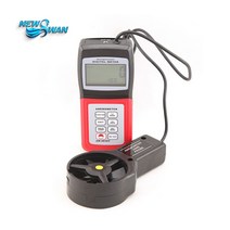 풍속 측정기 풍력 디지털 풍량계 휴대용 풍속계 풍량 베인 센서 백라이트 온도 측정