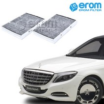 이롬필터 CUK27021-2 프리미엄 활성탄 에어컨필터, 1set, 벤츠 마이바흐 S600 (X222) (15년~)