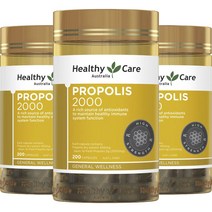 헬시케어 프로폴리스 2000mg 캡슐, 200개입, 3개