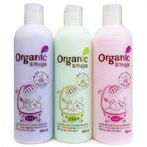 오가닉 고양이샴푸 500ml x 3통, 어린고양이용