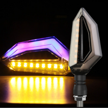 2WAY LED윙카 전차종범용 눈웃음 3Color 깜빡이 비상등 세트상품 블루컬러, 블루 1세트(흐름형-무빙효과)