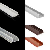 리틀체인지 싱크대 쫄대 걸레받이캡 싱크대하부프로파일, 15mm, 화이트, 2.4m