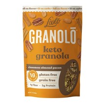 Livlo Granolo 키토 그래놀라 시나몬 아몬드 피칸 글루텐 프리 비건, 1개, 309g