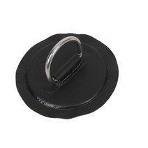 고무 보트 닻 카약 d-링 패드 두꺼운 316 스테인레스 스틸 앵커 걸쇠 pvc 풍선 판자 뗏목 딩기, 검은색