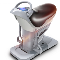 승마 운동 기구 말타기 유산소 운동 효과 홈트 가정용 천리마 기계, 럭셔리 그레이 150kg 하중 +20단 + 액정화면