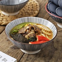 일본식 덮밥 라면그릇 우동면기식기 14종, N-12, 1개