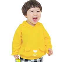 곰코후드티 유아동용 면100% 후드 티셔츠 국내제작 까꿍놀이터