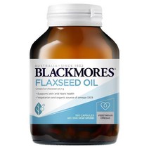Blackmores 블랙모어 아마씨 오일 1000mg 오메가3 베지테리언 캡슐 100정