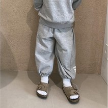 피그먼트셔링팬츠 여아 남아 아기 바지 드레스몬스터 오렌지키즈