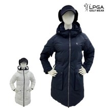 LPGA 골프웨어 여성 겨울 발열 롱 다운 점퍼 W711P