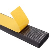 접착제검은 EPDM 거품 고무 스트립 전기 상자 캐비닛 문 Anti-collision 충격 흡수 가스 켓 자기 접착 스폰, 13 5x40mm x1m