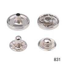 불박기 가죽 공예 불박 도장 기계 제작 인쇄 LMDZ-20 50Pcs 스냅 패스너 10mm 12mm 15mm 금속 단추 프레스 스터드 스냅 천 핸드백 청바지, Silver 831