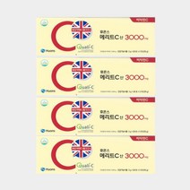 메리트C산 3000mg 90포 고함량 비타민C 3개월분 x 4박스, 4개