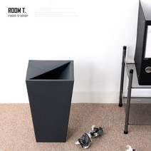 룸트 사각 휴지통14L, 통합색상:화이트, 단품