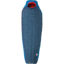 겨울 동계 침낭 빅아그네스 Big Agnes Anvil Horn 30 남성용, Blue/Red, Regular - Left Zip
