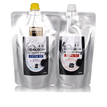 뉴겐 금송 이카 보쿠쥬우 오징어먹물 헤어칼라 1제 500ml + 2제 500ml, 마호가니, 7세트