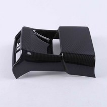 탄소 섬유 abs 자동차 팔걸이 후면 안티 킥 벤트 커버 트림 렉서스 es es350 es300h es300 350 300h, [01] carbon fiber abs