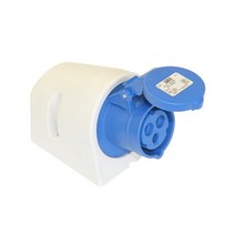PCE 123-6 32A 230V 대용량 전기 커넥터 케이블 노출형 판넬 암 3PIN 산업용 플러그