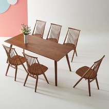 오로라 4인용 6인용 원목 식탁 세트, 오로라 4인 세트(식탁+의자4)