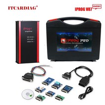 자동차키프로그램 오토키프로그램 Iprog Pro 자동차 교체용 스크립트 소프트웨어 지원 스캐너 IPROG 플러스 V87 Carprog Digiprog3 Tango IMMO 에어백, 7 adapters Toolbox