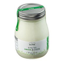 범산목장 유기농 인증 목초 그릭 요구르트, 4병, 350ml