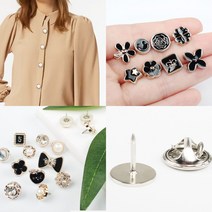 뱃지 뱃지핀 뱃지고정핀 배찌 뺏지 브로치, 1개, 뱃지-17