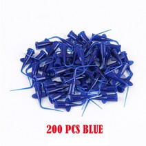 머플러팁 AG DENGT 50/100/200Pcs 치아 관개 팁 블루 치과 일회용 주사기, [05] 200PCS blue
