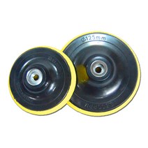 HEDELI 흡진패드 4/5인치 그라인더용 벨크로 찍찍이 전동드릴패드 샌딩 연마, (1)4인치(100mm)