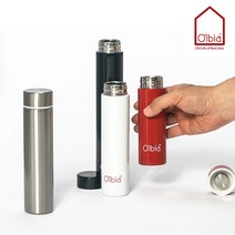 올비아 텀블러 슬림 소형 스텐 304재질 보온병 보냉병 160ml, 4. 슬림텀블러 200ml(메탈)