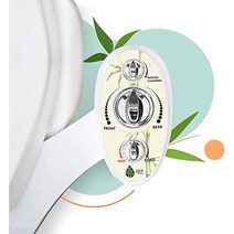 Zen Bidet 화장실 따뜻한 물 부착물 - 셀프 클리닝 노즐 및 세라믹 밸브가 있는 이중 비데