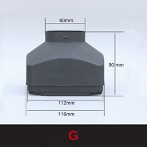 무시동히터베바스토 히터 5KW 2KW 용 에어 디젤 주차 부품 새로운 공기 배출구 벤트 커버 자동차 트럭 버, 07 For 2KW--60mm