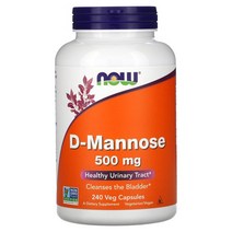 2개 나우푸드 D-마노스 500 mg 베지 캡슐 240 정 6개월분 디 마노스 D-Mannose