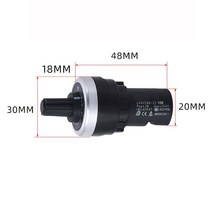 LA42DWQ-22 1K 2K 5K 22mm 직경 냄비 로터리 전위차계 변환기 arduino용 인버터 저항 스위치, 02 2 천개 옴