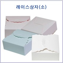 슈가블링 레이스상자(소) (화이트 연아쿠아 연핑크), 1개, 레이스상자(소/연아쿠아)