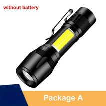 강력한 LED 손전등 100000 루멘 전술 충전식 USB 18650 방수 줌 낚시 사냥 손전등126990, RGB